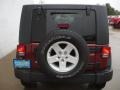 2007 Red Rock Crystal Pearl Jeep Wrangler Unlimited X 4x4  photo #4