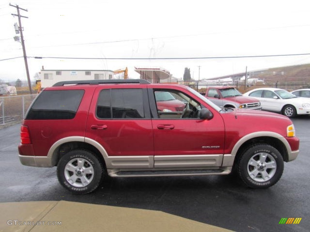 Redfire Metallic 2005 Ford Explorer Eddie Bauer 4x4 Exterior Photo #58613876