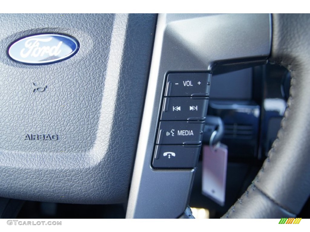 2012 F150 Harley-Davidson SuperCrew - White Platinum Metallic Tri-Coat / Harley-Davidson Black/Smoked Silver "Snakeskin" Leather photo #36