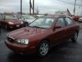 2002 Chianti Red Hyundai Elantra GLS Sedan  photo #1