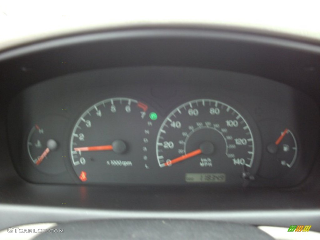 2002 Elantra GLS Sedan - Chianti Red / Beige photo #8