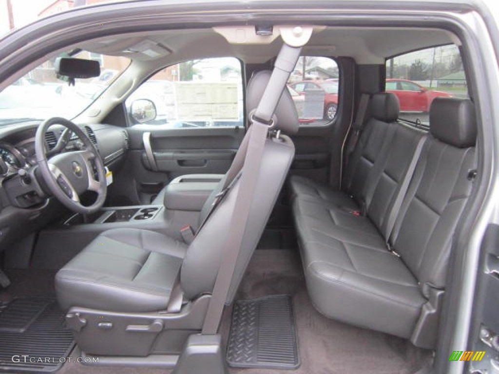 2012 Silverado 1500 LT Extended Cab 4x4 - Silver Ice Metallic / Ebony photo #14