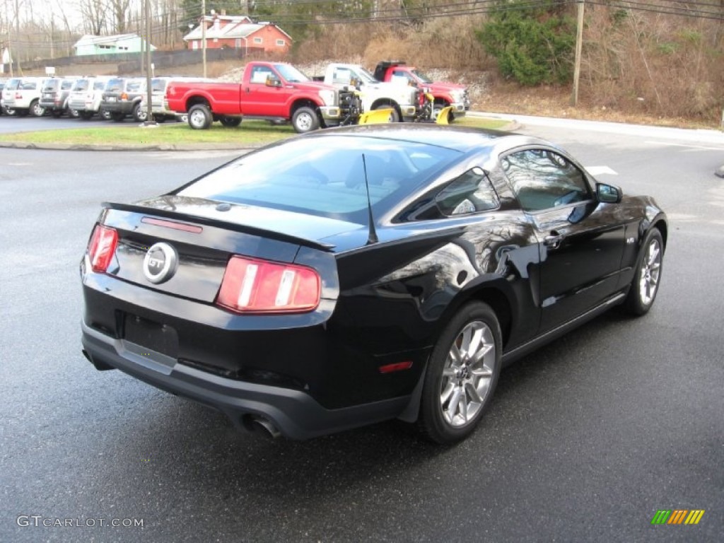 2011 Mustang GT Premium Coupe - Ebony Black / Stone photo #6