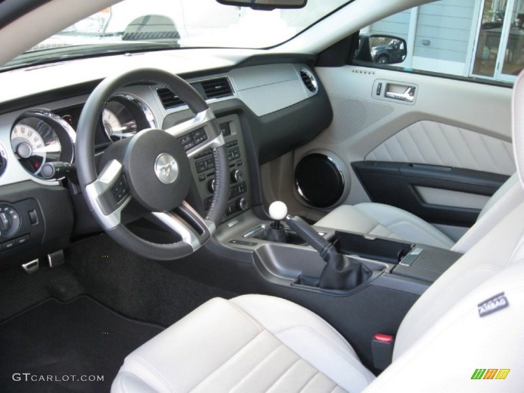 2011 Mustang GT Premium Coupe - Ebony Black / Stone photo #11