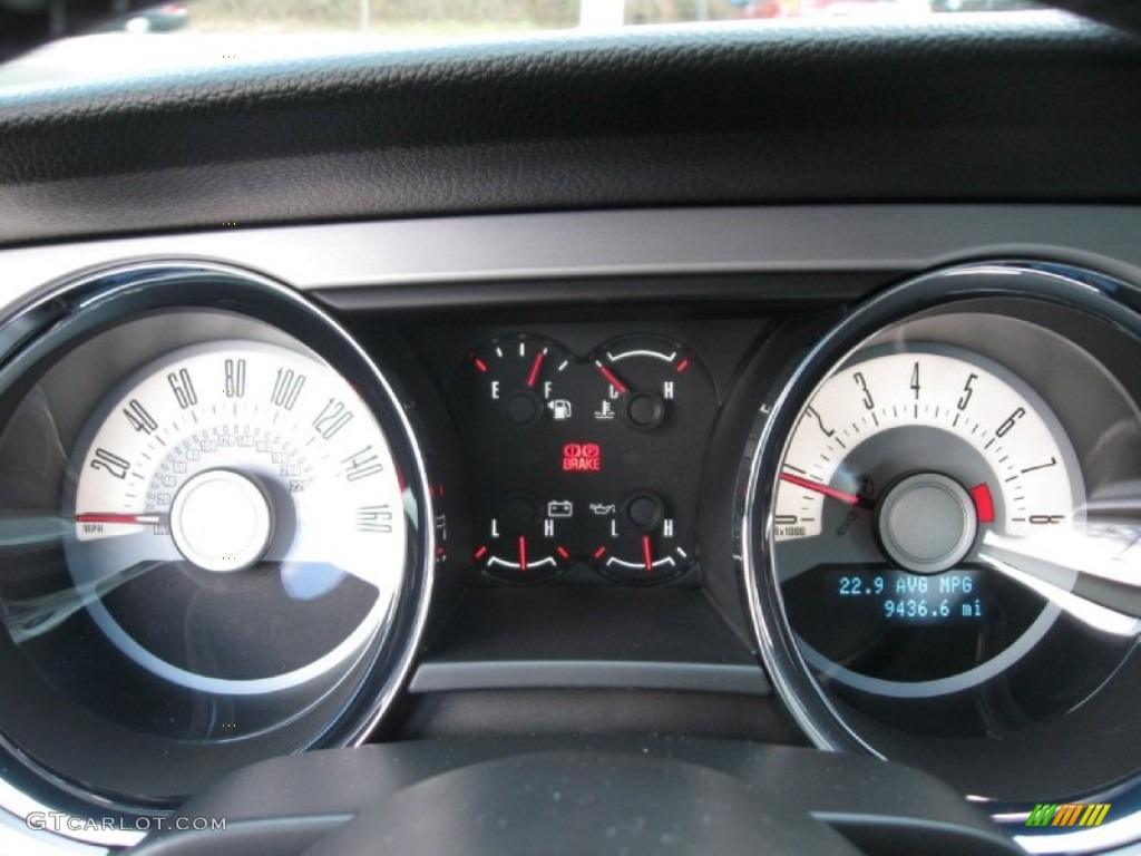 2011 Mustang GT Premium Coupe - Ebony Black / Stone photo #14