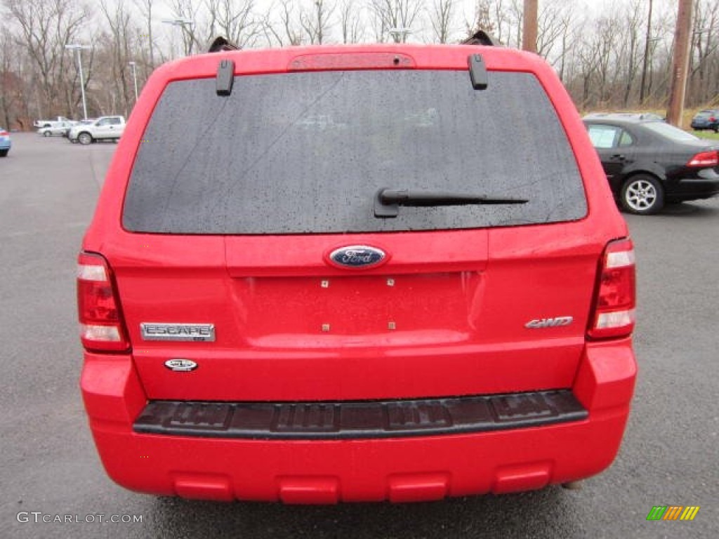 2009 Escape XLT V6 4WD - Torch Red / Charcoal photo #6