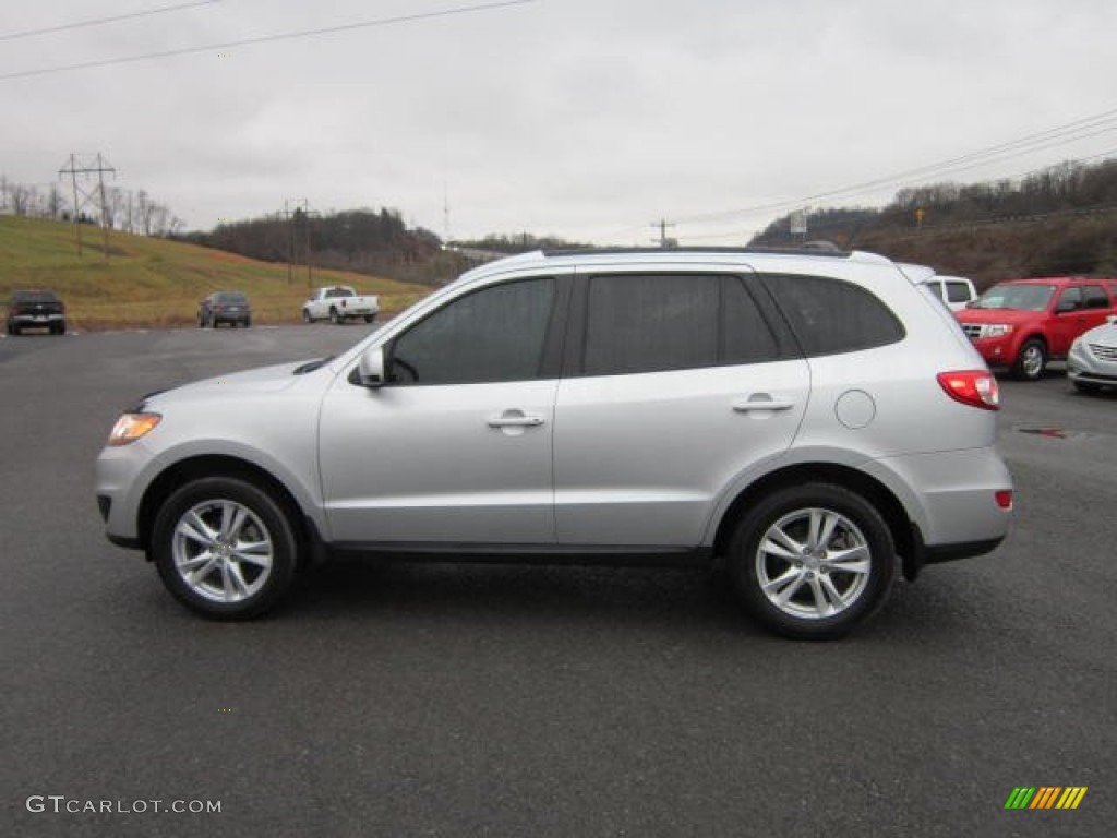 Moonstone Silver 2011 Hyundai Santa Fe SE AWD Exterior Photo #58617908