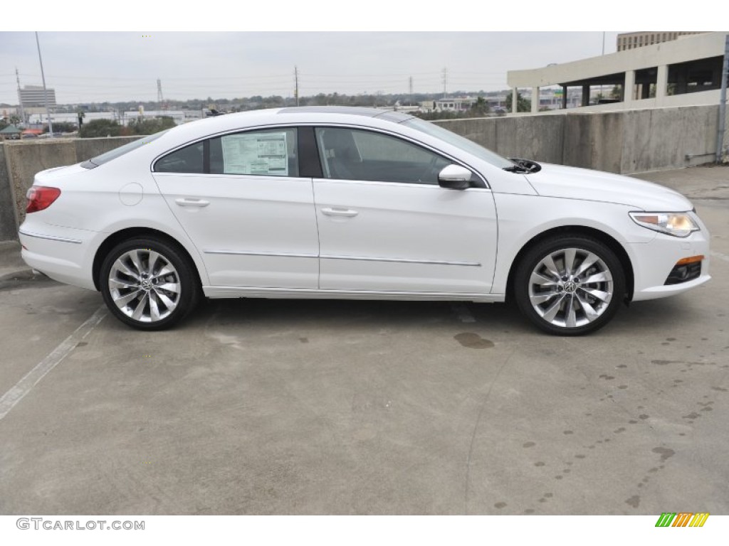 Candy White 2012 Volkswagen CC VR6 4Motion Executive Exterior Photo #58619549