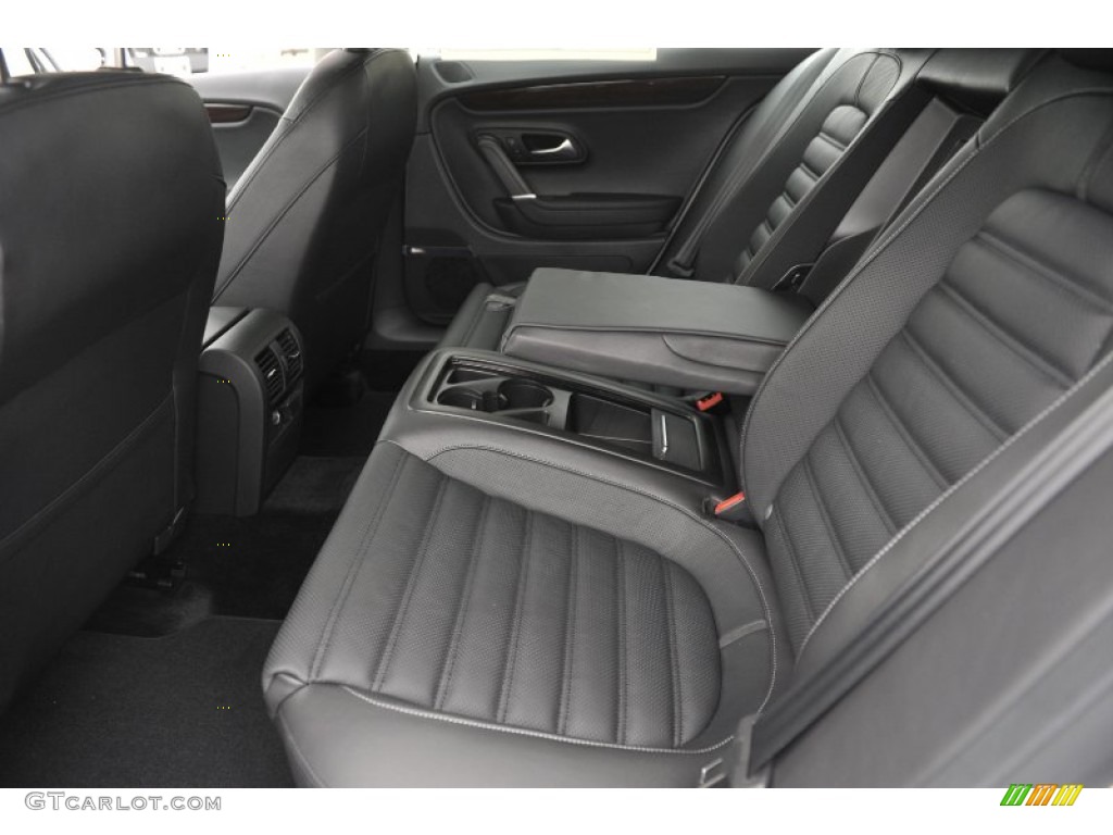 Black Interior 2012 Volkswagen CC VR6 4Motion Executive Photo #58619680