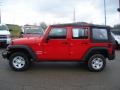Flame Red - Wrangler Unlimited Sport 4x4 Photo No. 5