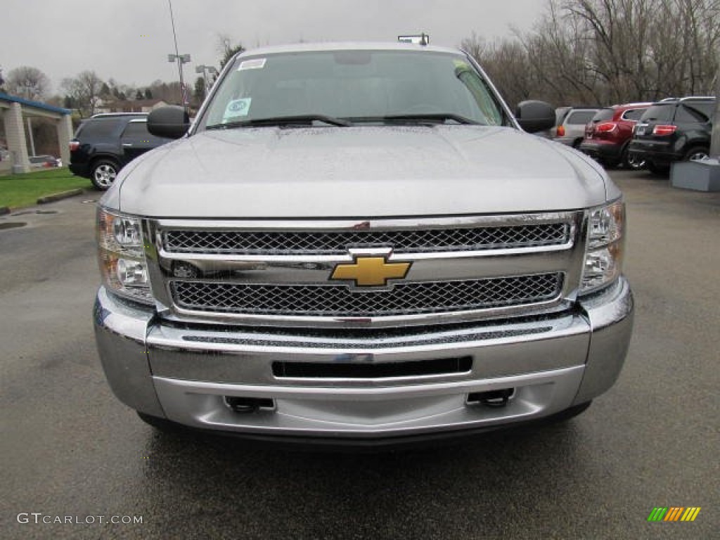 2012 Silverado 1500 LT Crew Cab 4x4 - Silver Ice Metallic / Light Titanium/Dark Titanium photo #6