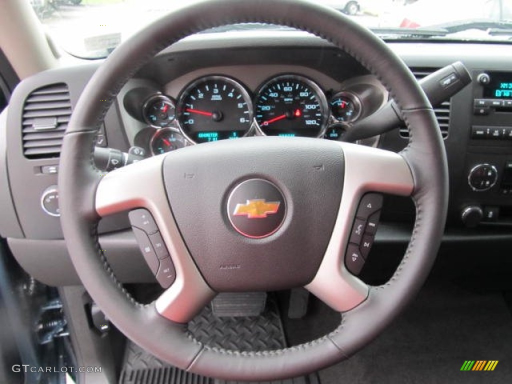 2012 Silverado 1500 LT Crew Cab 4x4 - Blue Granite Metallic / Ebony photo #10