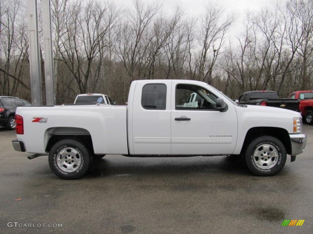 2012 Silverado 1500 LT Extended Cab 4x4 - Summit White / Ebony photo #4