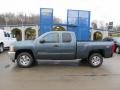 2012 Blue Granite Metallic Chevrolet Silverado 1500 LT Extended Cab 4x4  photo #2