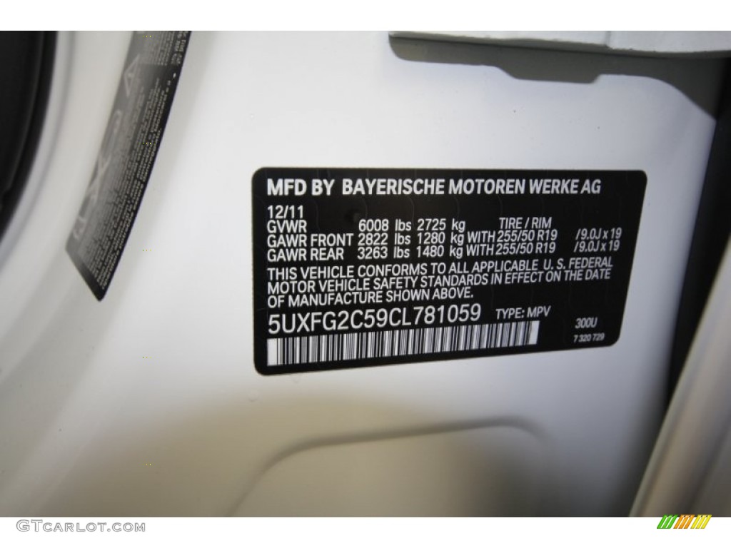 2012 X6 xDrive35i - Alpine White / Oyster photo #8
