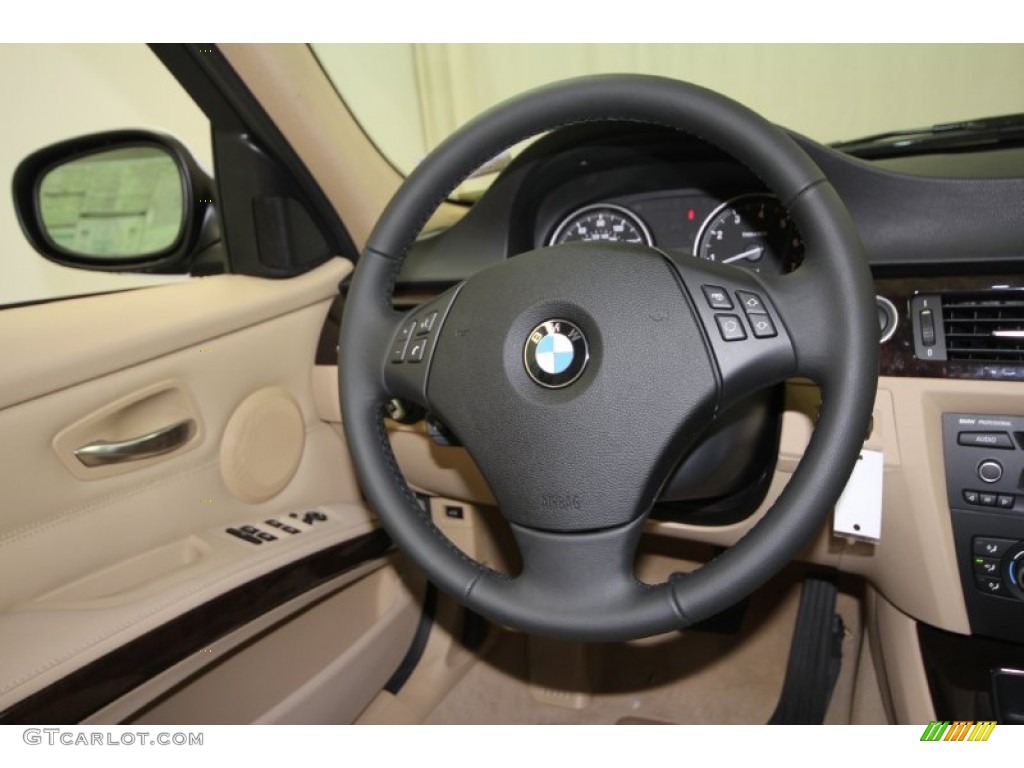 2011 3 Series 328i Sedan - Alpine White / Beige photo #24