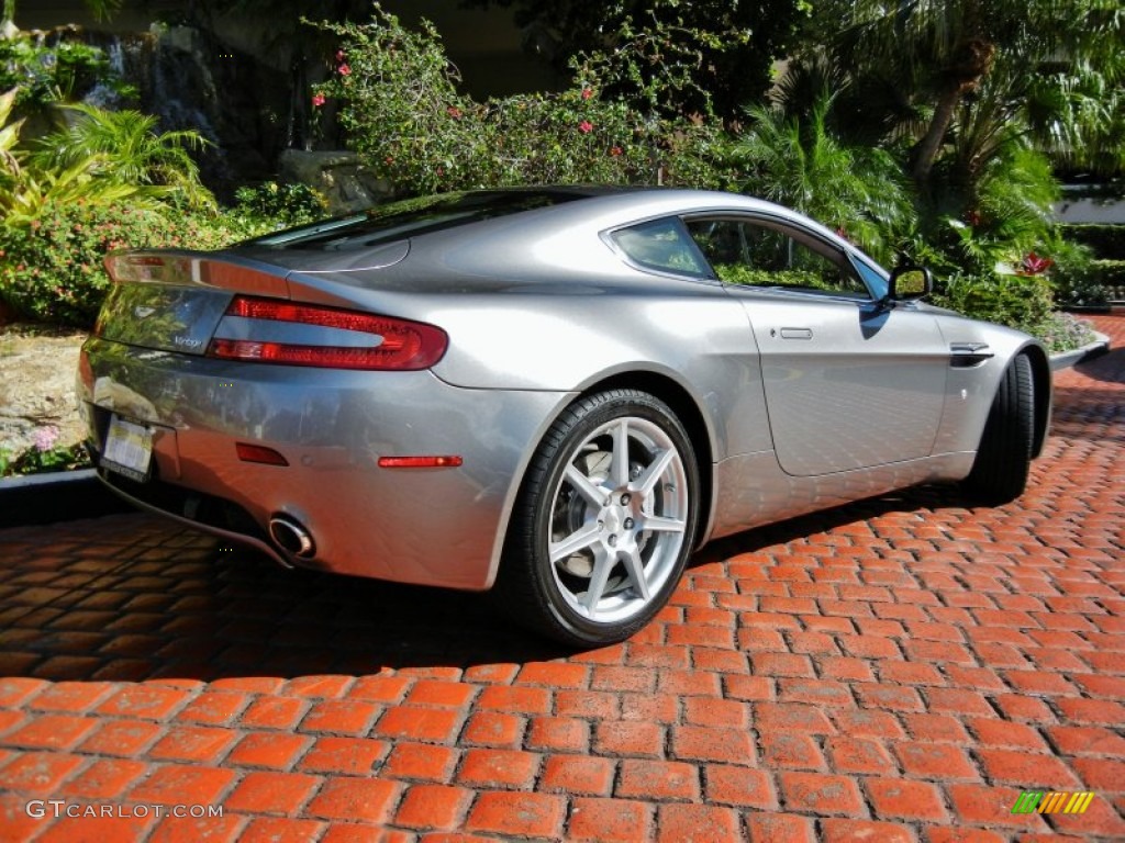 2008 V8 Vantage Coupe - Tungsten Silver / Obsidian Black photo #4