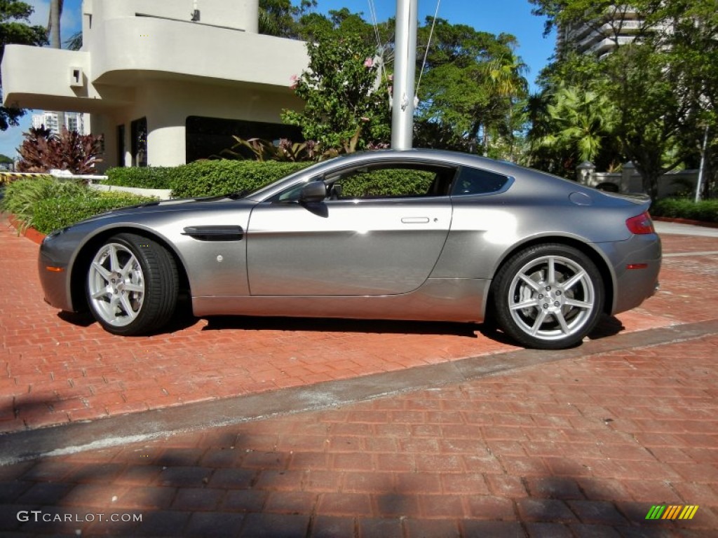 2008 V8 Vantage Coupe - Tungsten Silver / Obsidian Black photo #6
