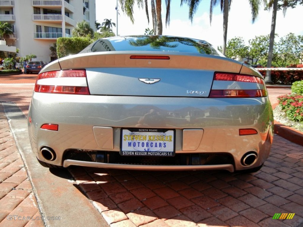 2008 V8 Vantage Coupe - Tungsten Silver / Obsidian Black photo #8