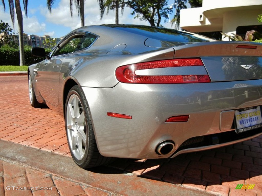 2008 V8 Vantage Coupe - Tungsten Silver / Obsidian Black photo #11