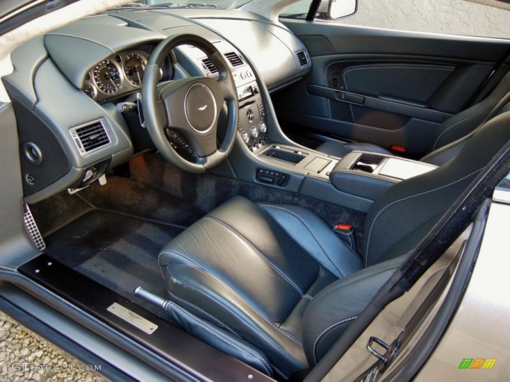 2008 V8 Vantage Coupe - Tungsten Silver / Obsidian Black photo #13