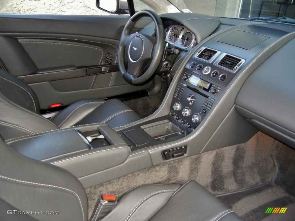 2008 V8 Vantage Coupe - Tungsten Silver / Obsidian Black photo #21