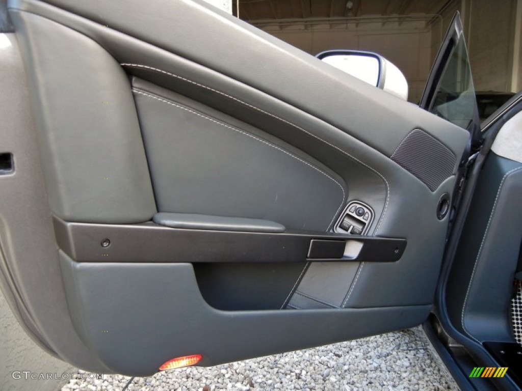 2008 Aston Martin V8 Vantage Coupe Obsidian Black Door Panel Photo #58626095