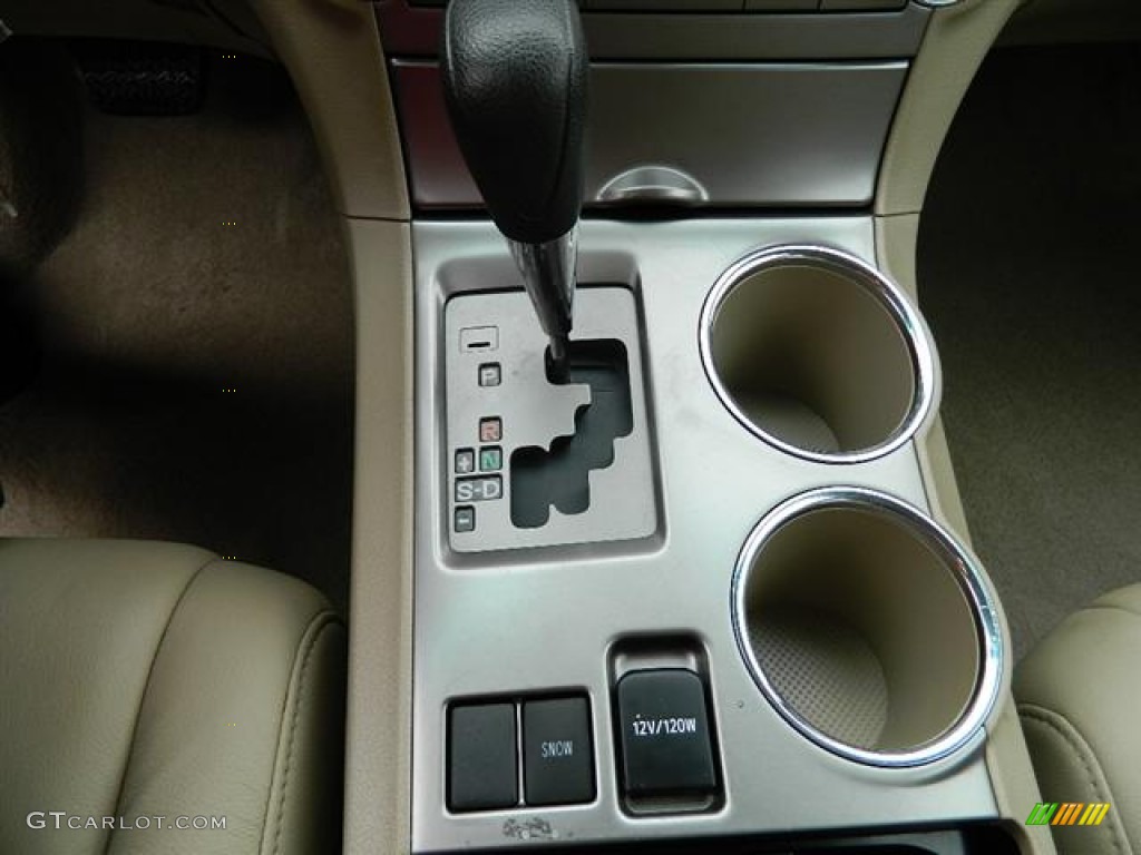 2008 Highlander  - Black / Sand Beige photo #24