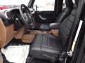 Black/Dark Saddle Interior Photo for 2012 Jeep Wrangler Unlimited #58626955