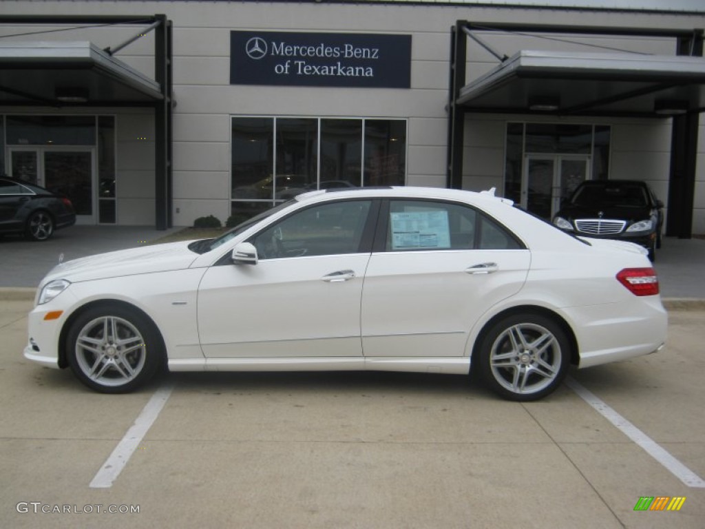 2012 E 350 Sedan - Diamond White Metallic / Natural Beige/Black photo #2