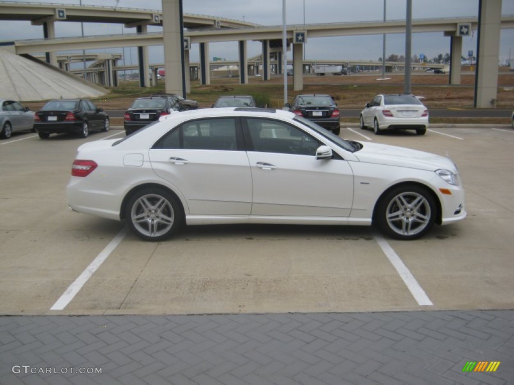 2012 E 350 Sedan - Diamond White Metallic / Natural Beige/Black photo #6