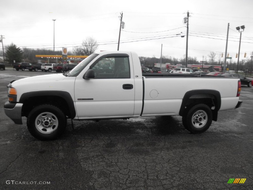 Summit White 2001 GMC Sierra 2500HD SL Regular Cab Exterior Photo #58630247