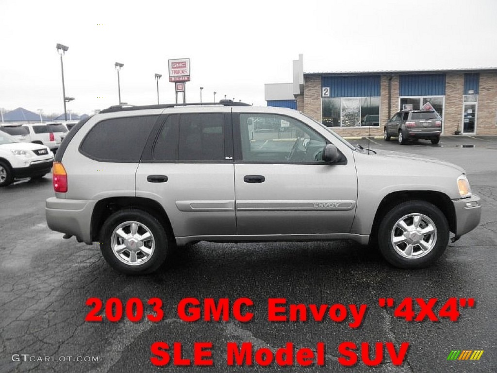 2003 Envoy SLE 4x4 - Pewter Metallic / Dark Pewter photo #1