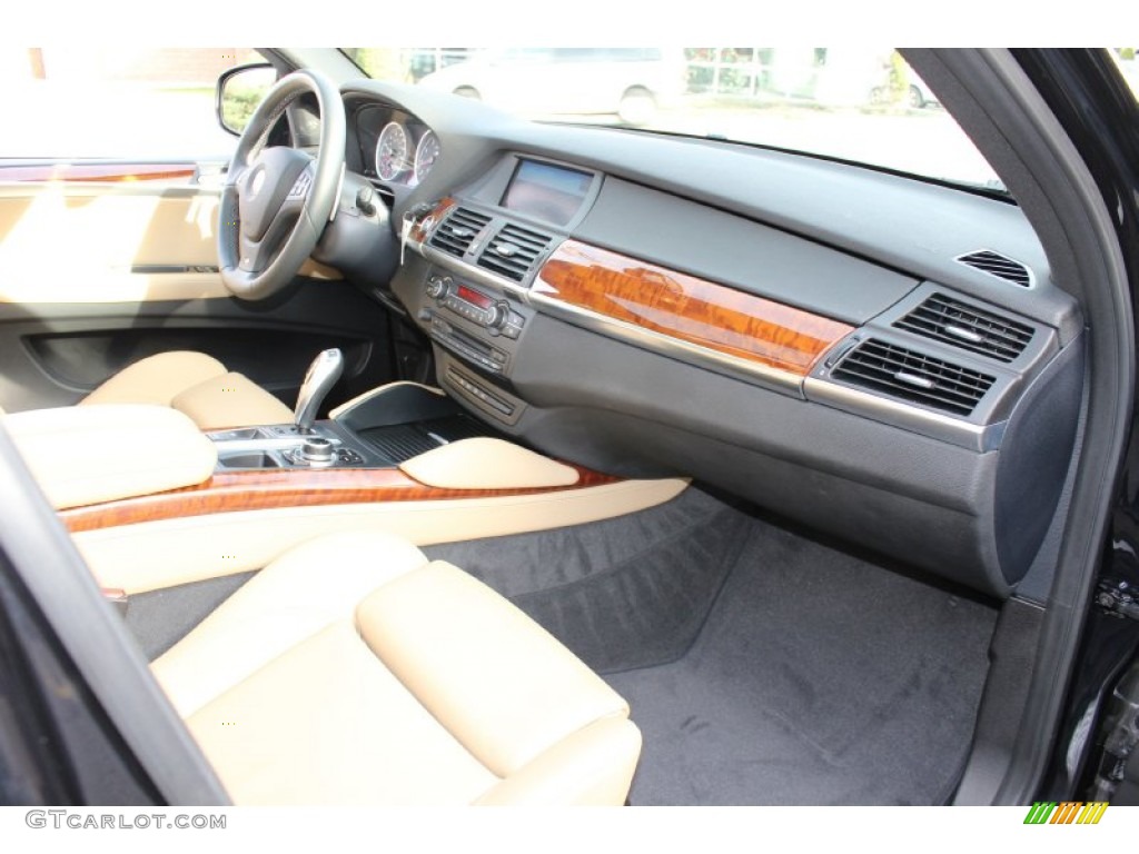 2010 BMW X5 M Standard X5 M Model Bamboo Beige Dashboard Photo #58631975