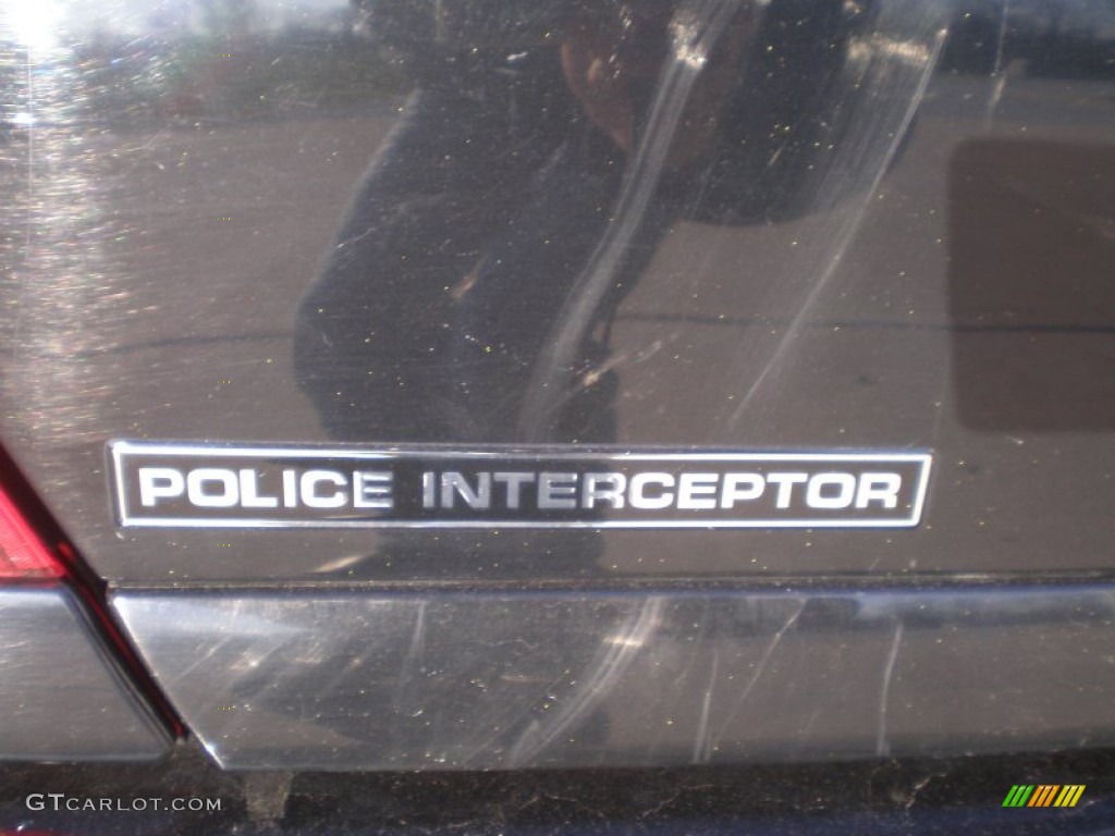 2009 Crown Victoria Police Interceptor - Black/White / Dark Charcoal photo #8