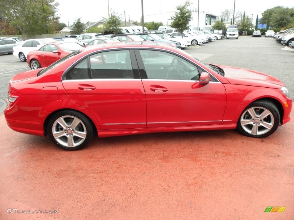 2011 C 300 Sport - Mars Red / Black photo #13