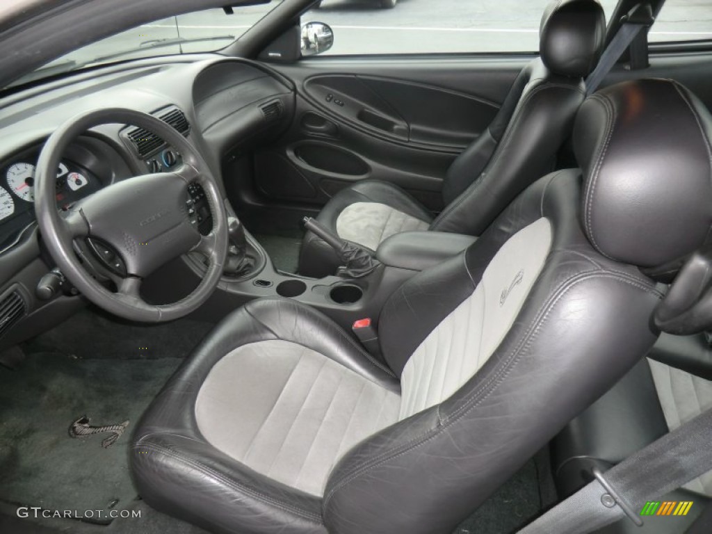 2001 Mustang Cobra Coupe - Mineral Grey Metallic / Medium Parchment photo #12