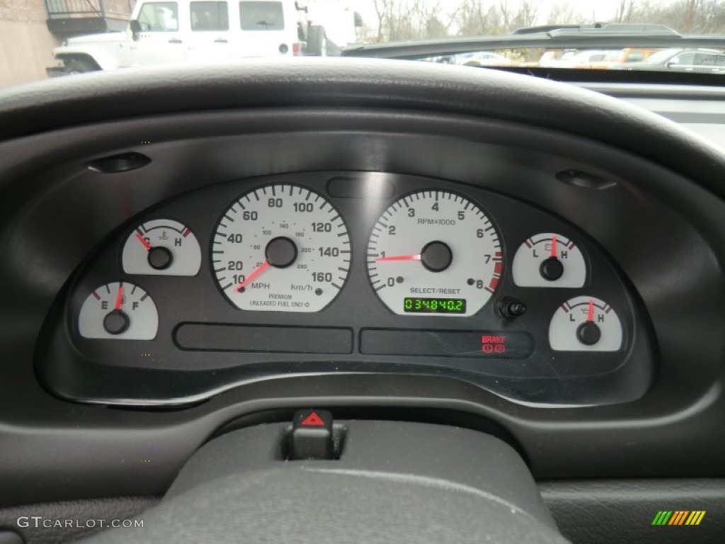 2001 Ford Mustang Cobra Coupe Gauges Photo #58635032