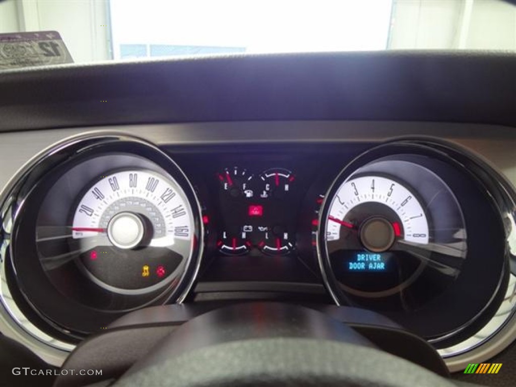 2012 Ford Mustang GT Premium Coupe Gauges Photo #58635131