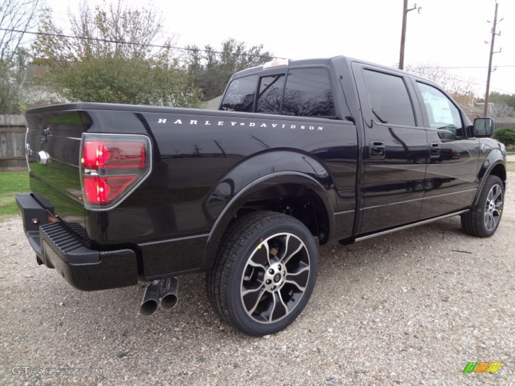 Tuxedo Black Metallic 2012 Ford F150 Harley-Davidson SuperCrew 4x4 Exterior Photo #58635269