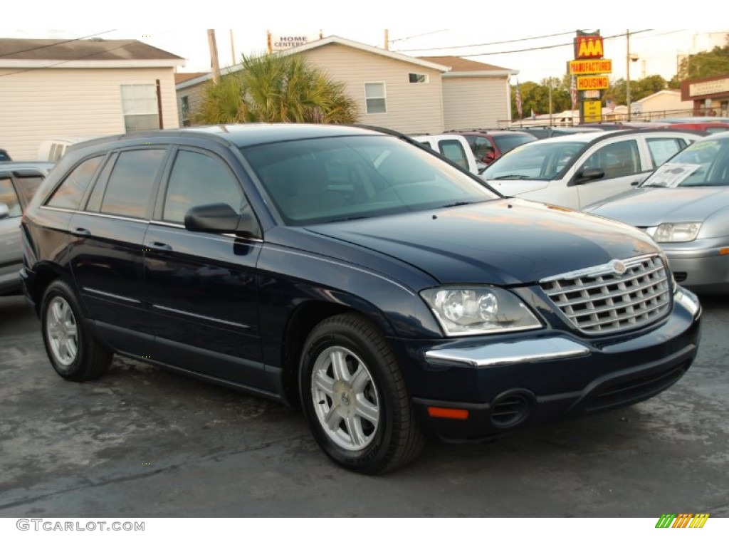 2004 Pacifica  - Midnight Blue Pearl / Light Taupe photo #4