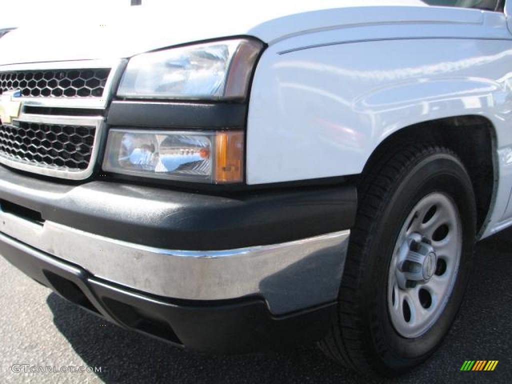 2006 Silverado 1500 Work Truck Regular Cab - Summit White / Medium Gray photo #4