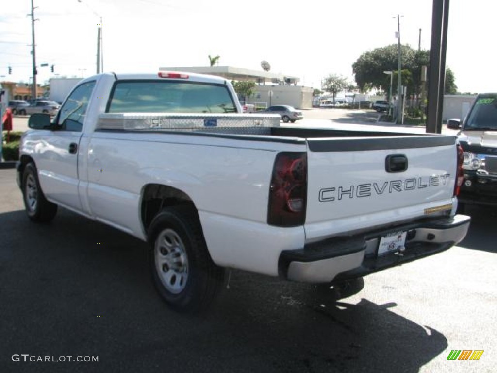 2006 Silverado 1500 Work Truck Regular Cab - Summit White / Medium Gray photo #7