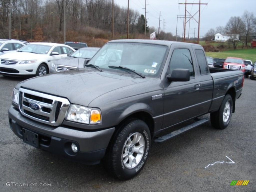 Dark Shadow Grey Metallic 2009 Ford Ranger XLT SuperCab 4x4 Exterior Photo #58637366