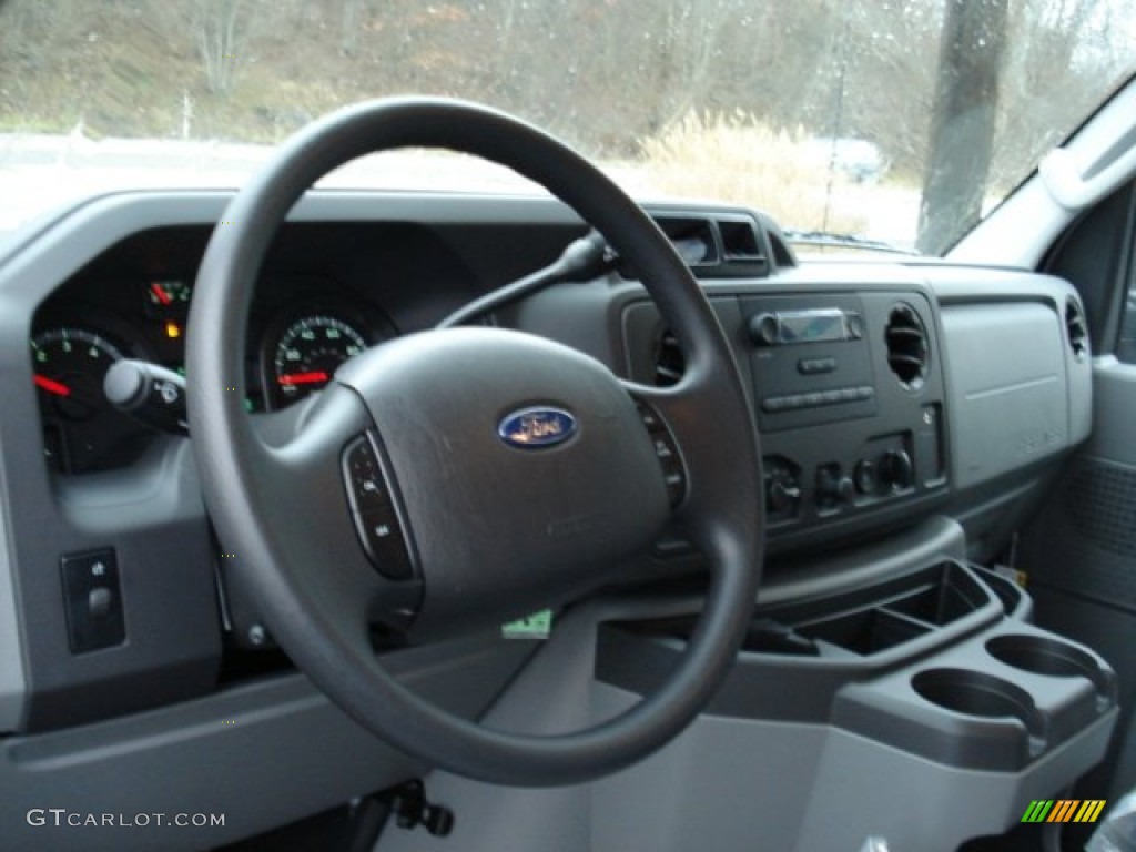 2012 Ford E Series Van E250 Cargo Medium Flint Dashboard Photo #58637792