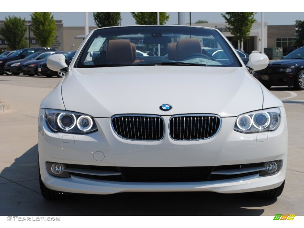 2011 3 Series 328i Convertible - Alpine White / Saddle Brown Dakota Leather photo #2