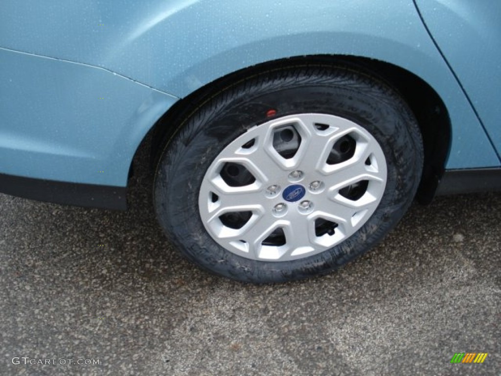 2012 Focus SE Sedan - Frosted Glass Metallic / Stone photo #9