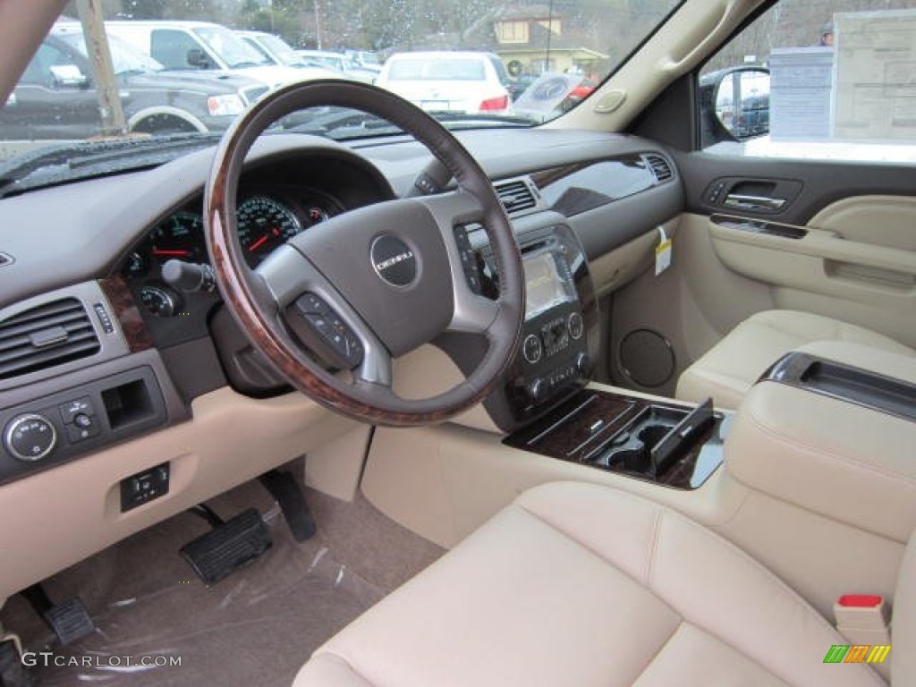 Cocoa/Light Cashmere Interior 2012 GMC Sierra 1500 Denali Crew Cab 4x4 Photo #58638362