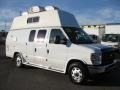 Oxford White 2008 Ford E Series Van E350 Super Duty Commericial Extended