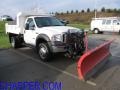 2006 Oxford White Ford F550 Super Duty XL Regular Cab 4x4 Plow Truck  photo #1